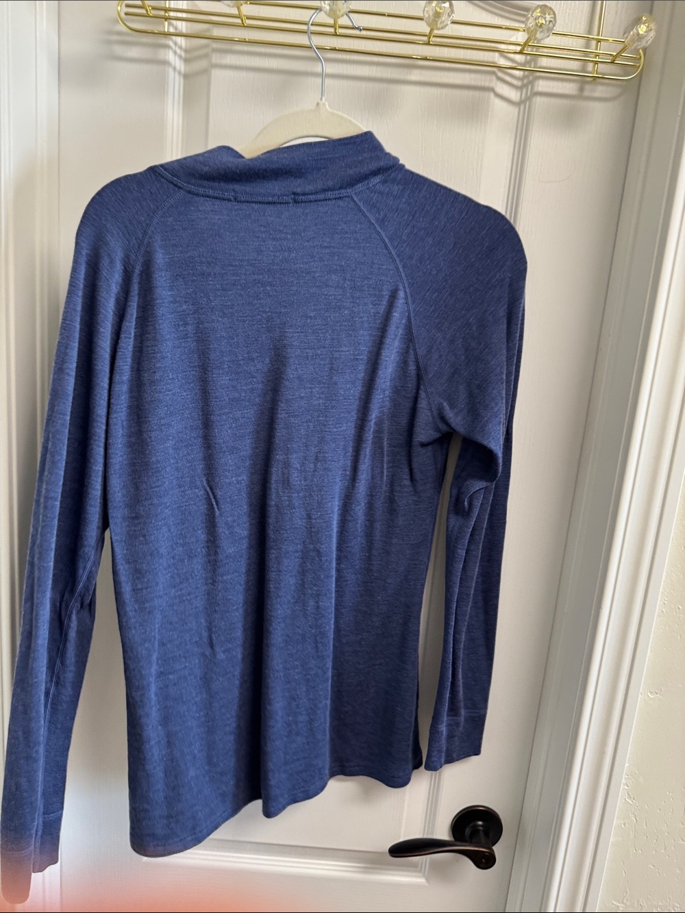 Merino tech half zip women’s 100% merino wool - Picture 3 of 3